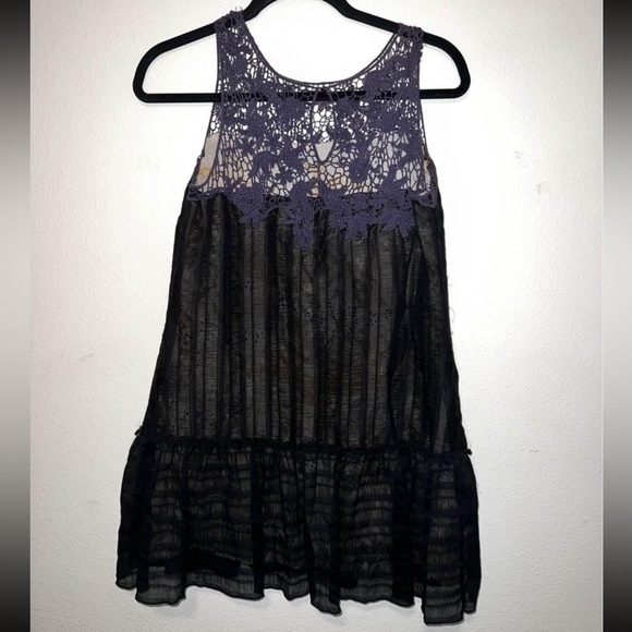Free People Crochet Dress Size M - Picture 1 of 5
